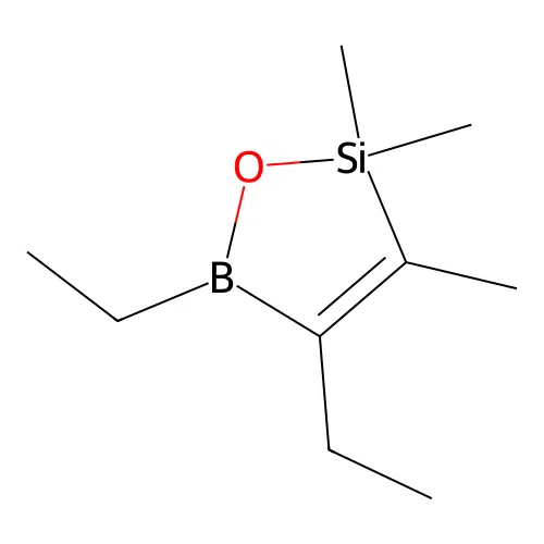 1-Oxa-2-sila-5-boracyclopent-3-ene, 4,5-diethyl-2,2,3-trimethyl- structure