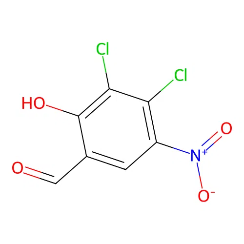3,4-Dichloro-2-hydroxy-5-nitrobenzaldehyde structure