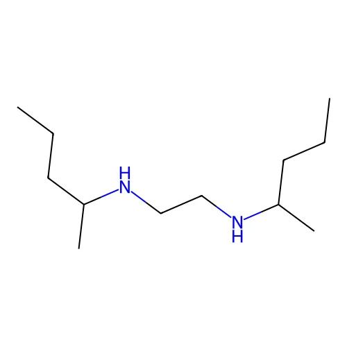 N,N'-Bis(2-pentyl)-ethylenediamine structure