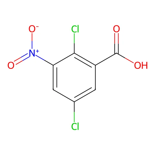 2,5-Dichloro-3-nitrobenzoic acid structure