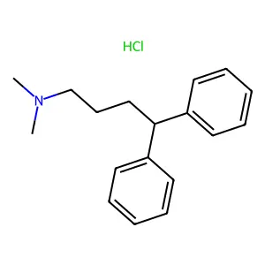 Butylamine, N,N-dimethyl-4,4-diphenyl-, hydrochloride structure