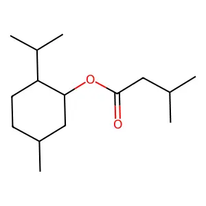 5-Methyl-2-(propan-2-yl)cyclohexyl pentanoate structure