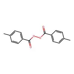 Bis(4-methylbenzoyl) peroxide structure