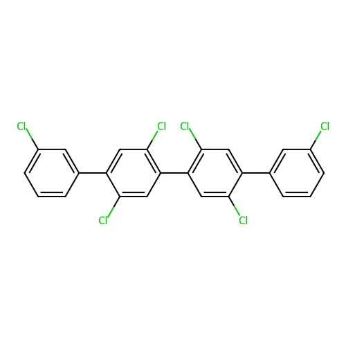 Hexachloroquaterphenyl structure
