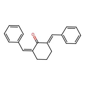 2,6-Bis(benzylidene)cyclohexanone structure