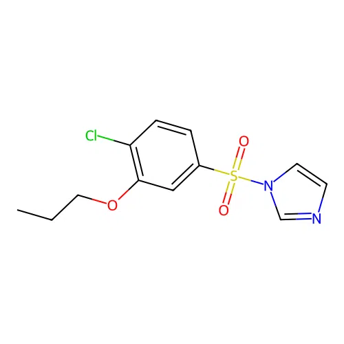 1-(4-Chloro-3-propoxyphenyl)sulfonylimidazole structure
