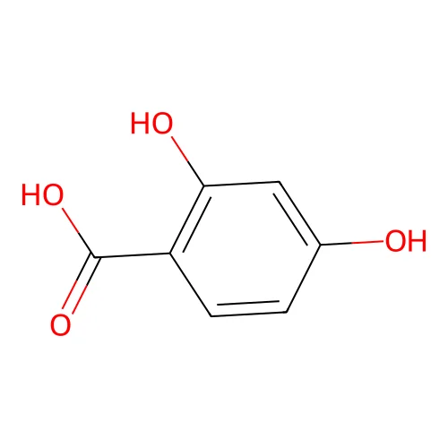2,4-Dihydroxybenzoic Acid structure