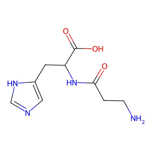 Beta-Alanylhistidine structure