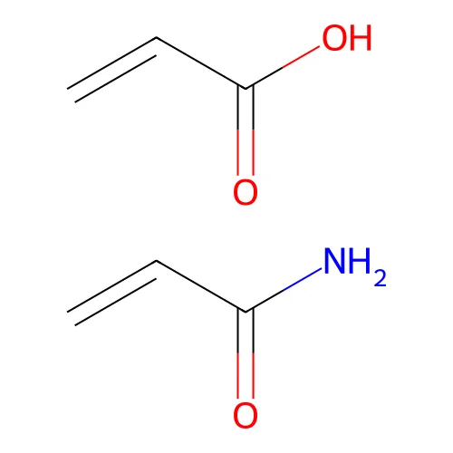 Acrylamide-acrylic acid resin structure