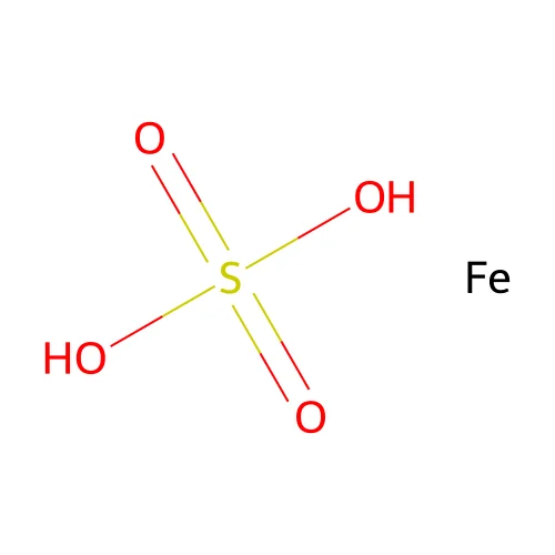 Sulfuric acid, iron salt (1:?) structure