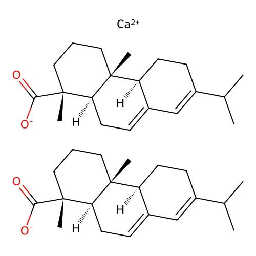 Calcium abietate structure