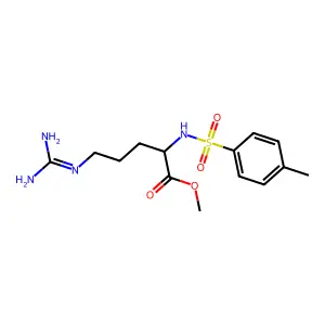 Methyl N~5~-[N-(4-methylbenzene-1-sulfonyl)carbamimidoyl]ornithinate structure