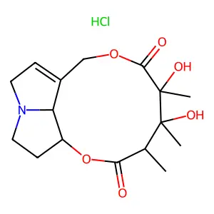 Monocrotaline hydrochloride structure