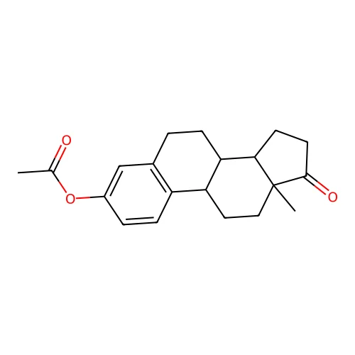 Estrone, acetate structure