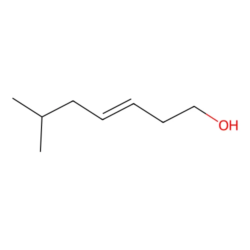 6-Methylhept-3-en-1-ol structure