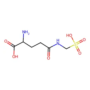 gamma-Glutamylaminomethylsulfonic acid structure