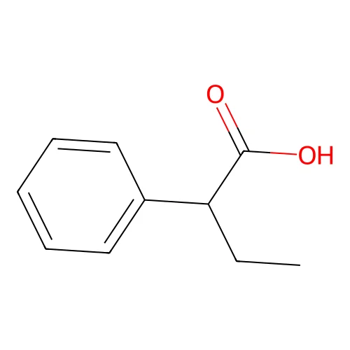 2-Phenylbutyric Acid structure