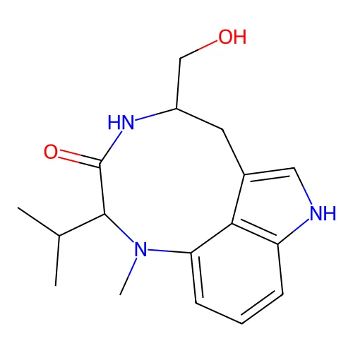 (+)-Indolactam V structure