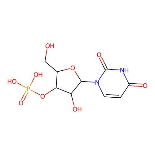 4-Hydroxy-1-(3-O-phosphonopentofuranosyl)pyrimidin-2(1H)-one structure