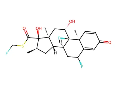 Milveterol+Fluticasone structure