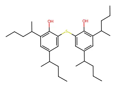2,2'-Thiobis(4,6-di-sec-pentylphenol) structure