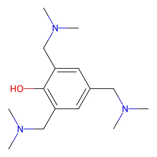 2,4,6-Tris((dimethylamino)methyl)phenol structure