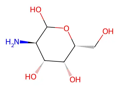 D-Galactosamine structure