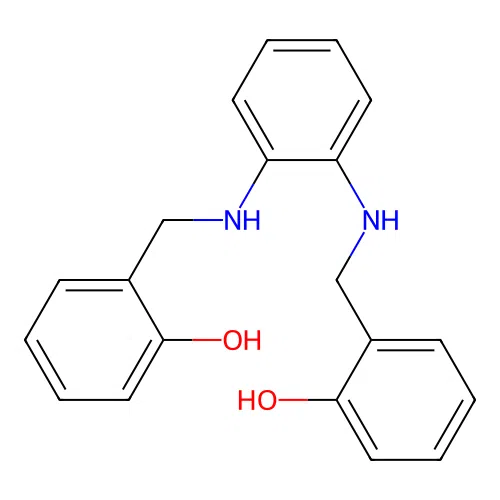 Phenol, 2,2'-[1,2-phenylenebis(iminomethylene)]bis- structure