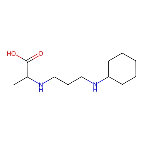 N-(3-(Cyclohexylamino)propyl)alanine structure