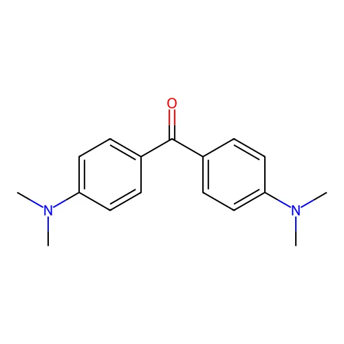 4,4'-Bis(dimethylamino)benzophenone structure