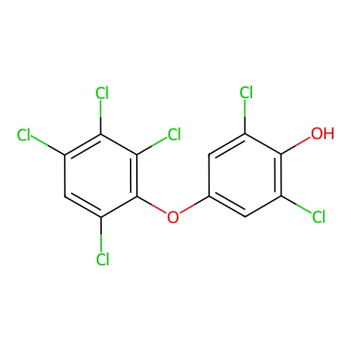 2,6-Dichloro-4-(2,3,4,6-tetrachlorophenoxy)phenol structure
