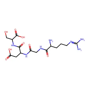 Fibronectin tetrapeptide structure