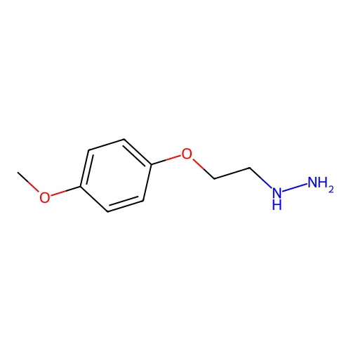 2-(4-Methoxyphenoxy)ethylhydrazine structure