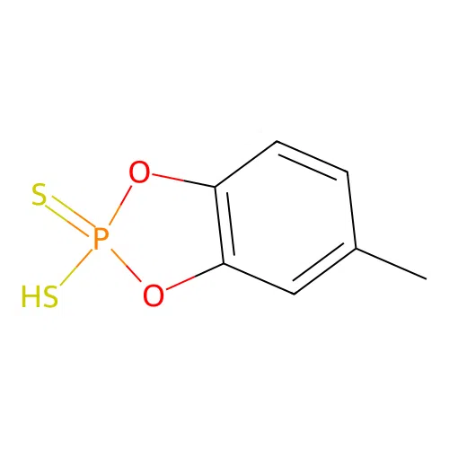 1,3,2-Benzodioxaphosphole, 2-mercapto-5-methyl-, 2-sulfide structure