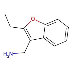3-Benzofuranmethylamine, 2-ethyl- structure