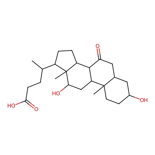 7-Ketodeoxycholic acid structure