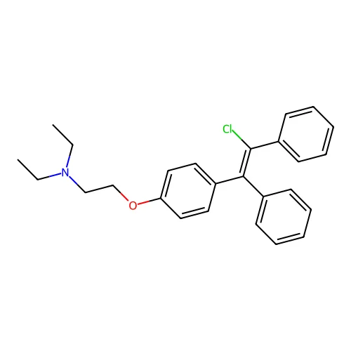 Clomiphene structure