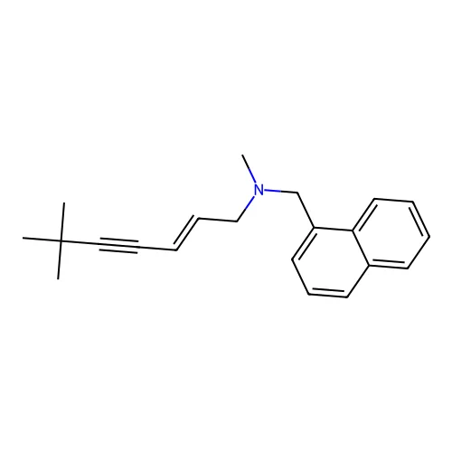 N,6,6-Trimethyl-N-((naphthalen-1-yl)methyl)hept-2-en-4-yn-1-amine structure