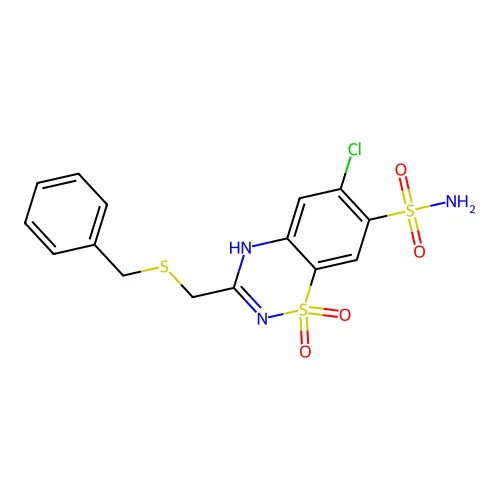 Benzthiazide structure