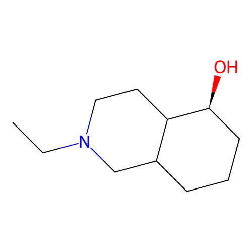 5-Isoquinolinol, decahydro-2-ethyl-, cis- structure