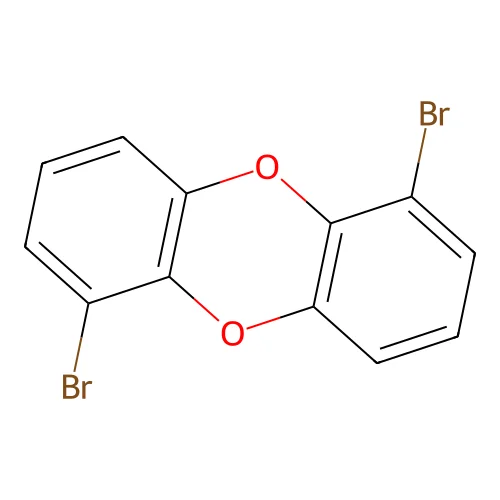 1,6-Dibromodibenzo-P-dioxin structure