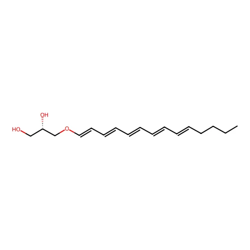 3-[(Tetradeca-1,3,5,7,9-pentaen-1-yl)oxy]propane-1,2-diol structure