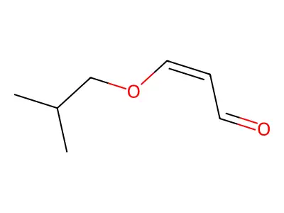 3-(2-Methylpropoxy)prop-2-enal structure