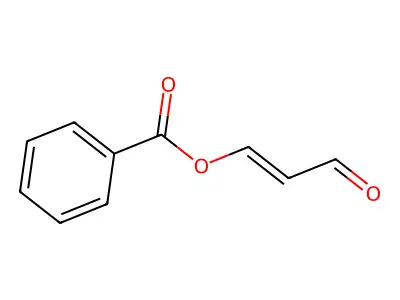 3-Oxoprop-1-enyl benzoate structure