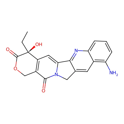 9-Aminocamptothecin structure