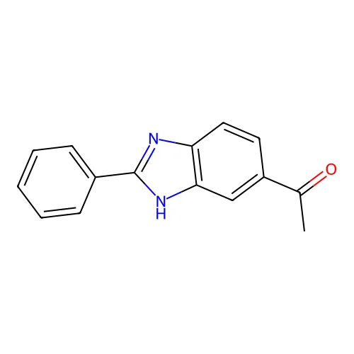 Ethanone, 1-(2-phenyl-1H-benzimidazol-5-yl)- structure