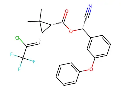 cyhalothrin, lambda structure