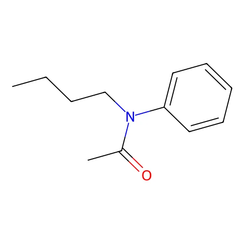 Butylacetanilide structure