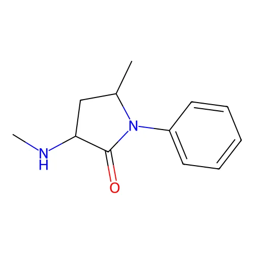 5-Methyl-3-(methylamino)-1-phenylpyrrolidin-2-one structure