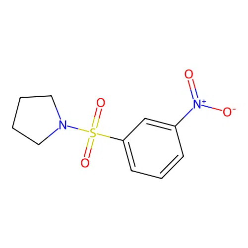 1-((3-Nitrophenyl)sulfonyl)pyrrolidine structure